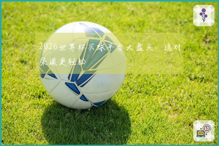 2026世界杯买球平台大盘点，选对渠道更轻松