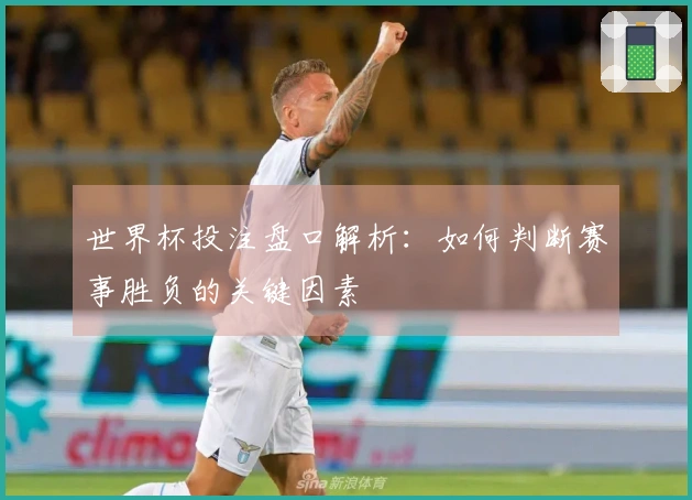 世界杯投注盘口解析：如何判断赛事胜负的关键因素